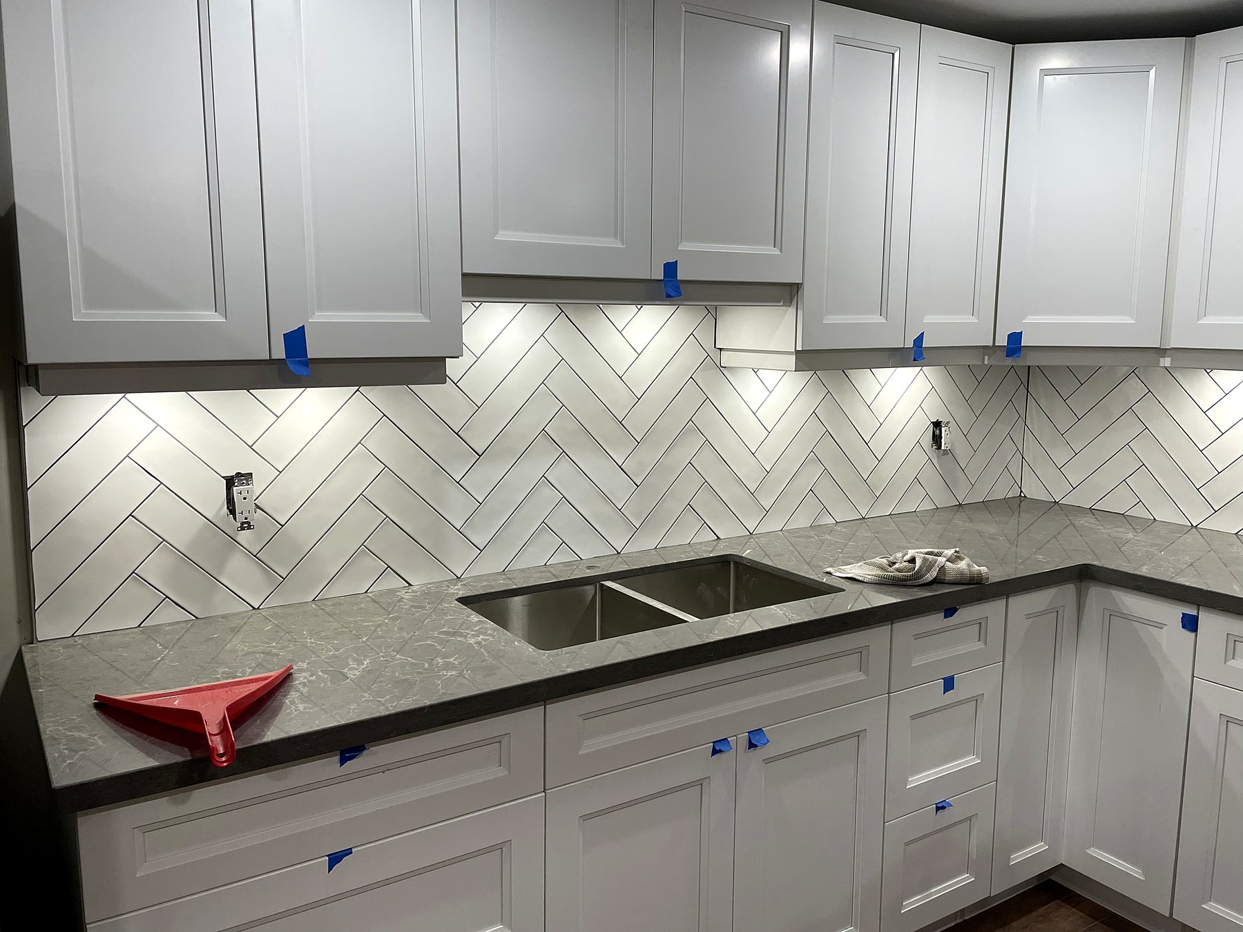 Custom kitchen renovation by Pearl Improvements